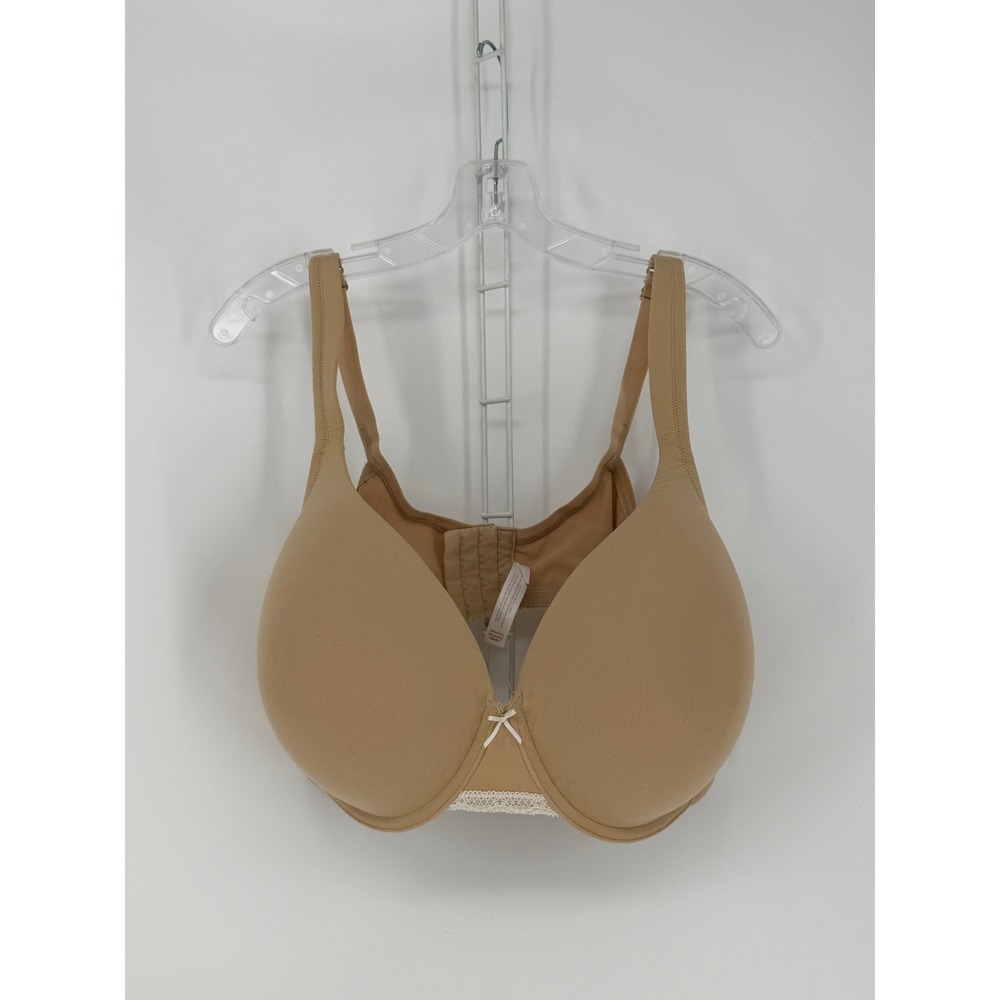 Cacique Bra Womens 50D Tan Lightly Lined Full Coverage Underwire Basic Classic